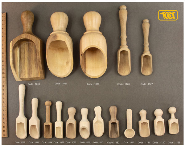تولید انواع پیمانه های چوبی آشپزخانه